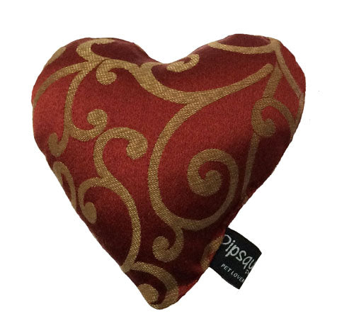 Heart Squeaky Dog Toy - Pipsqueakproductions
