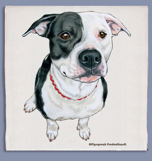 Pit Bull Dish Towel - Pipsqueakproductions