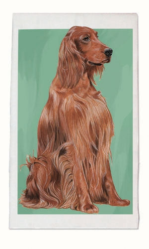Irish Setter Dish Towel - Pipsqueakproductions