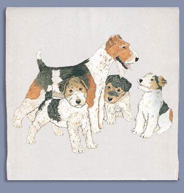 Fox Terrier Wire Dish Towel - Pipsqueakproductions