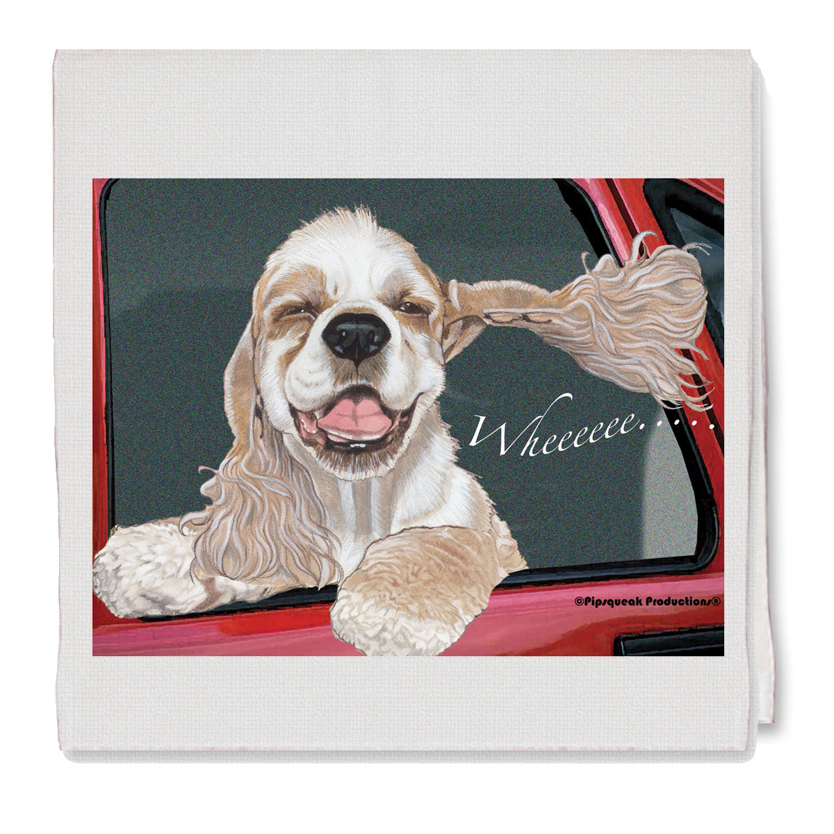Cocker Spaniel Decorative Cotton Kitchen Dish Towel, Pet Gift - Pipsqueakproductions