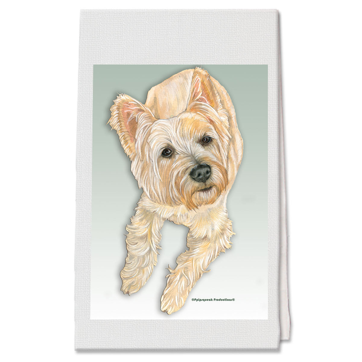 Cairn Terrier Decorative Cotton Kitchen Dish Towel, Pet Gift - Pipsqueakproductions