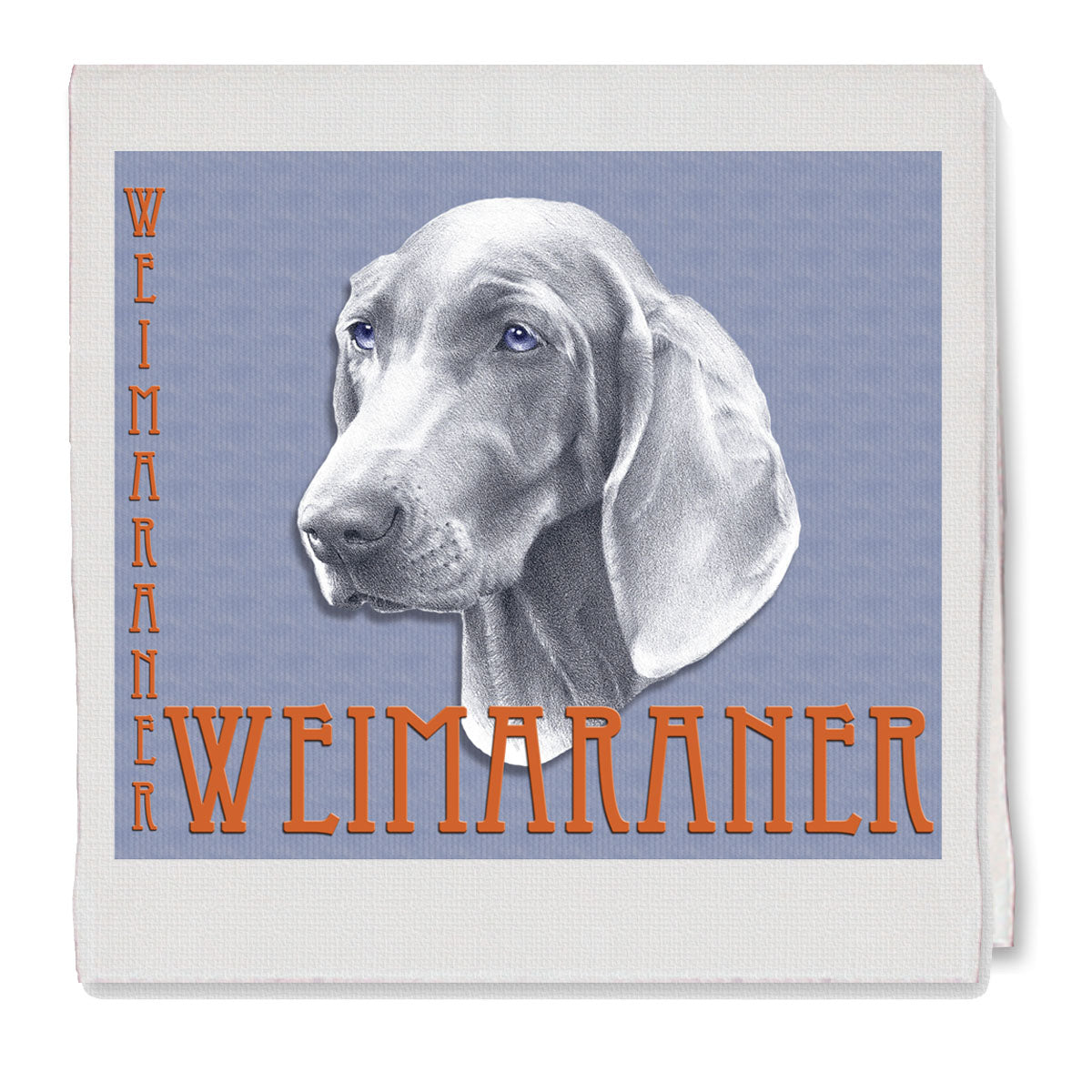Weimaraner Dish Towel - Pipsqueakproductions