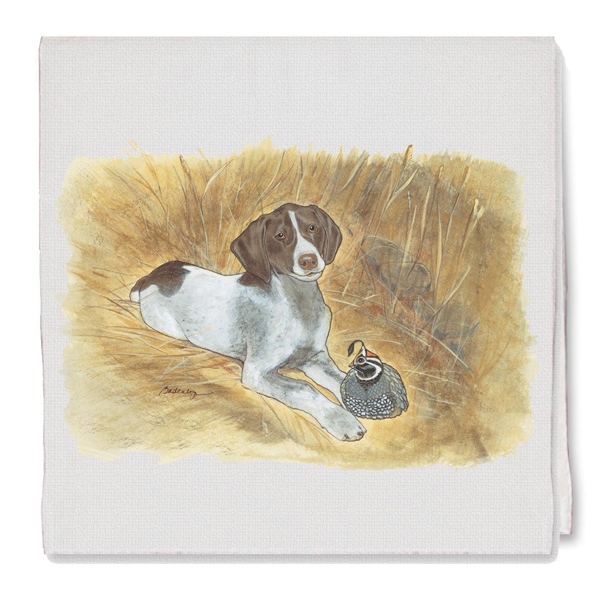 Pointer Decorative Cotton Kitchen Dish Towel, Pet Gift - Pipsqueakproductions