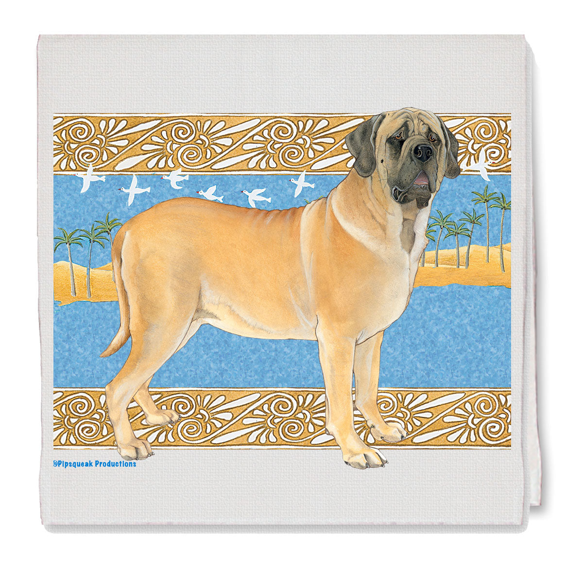 Mastiff Dish Towel - Pipsqueakproductions