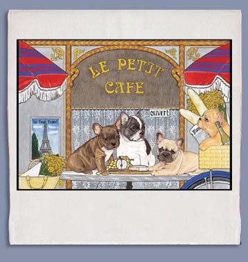 French Bulldog Dish Towel - Pipsqueakproductions
