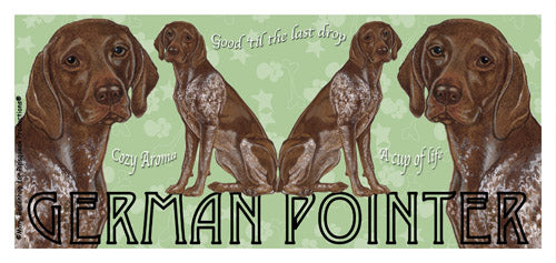 German Pointer Ceramic Coffee Mug Tea Cup 15 oz - Pipsqueakproductions