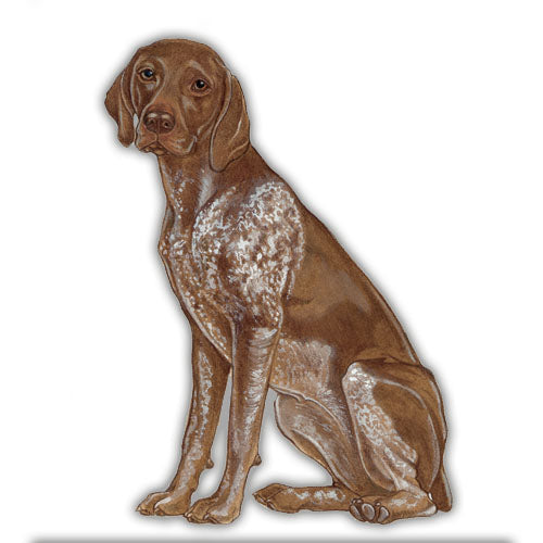 German Pointer Magnet Wooden - Pipsqueakproductions