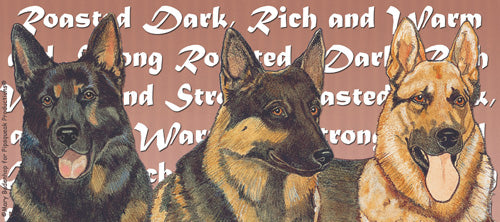 German Shepherd Ceramic Coffee Mug Tea Cup 15 oz - Pipsqueakproductions