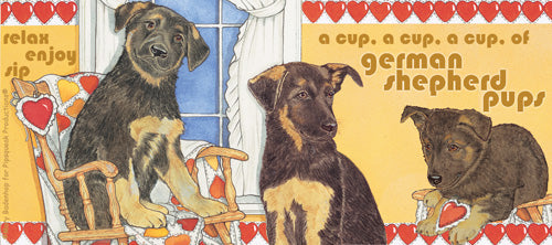 German Shepherd Ceramic Coffee Mug Tea Cup 15 oz - Pipsqueakproductions