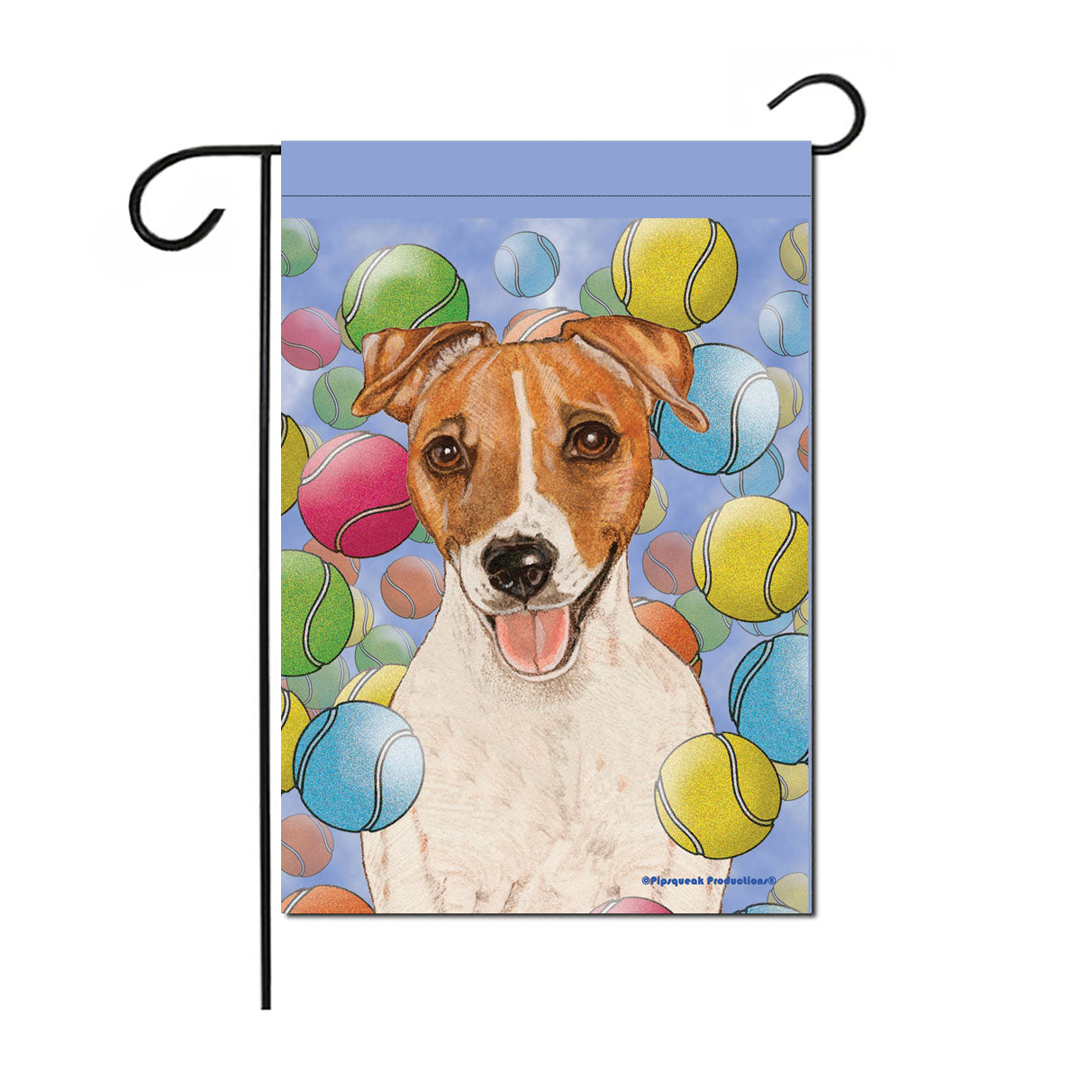 Jack Russell Terrier Garden Flag Double Sided 12” x 17” - Pipsqueakproductions