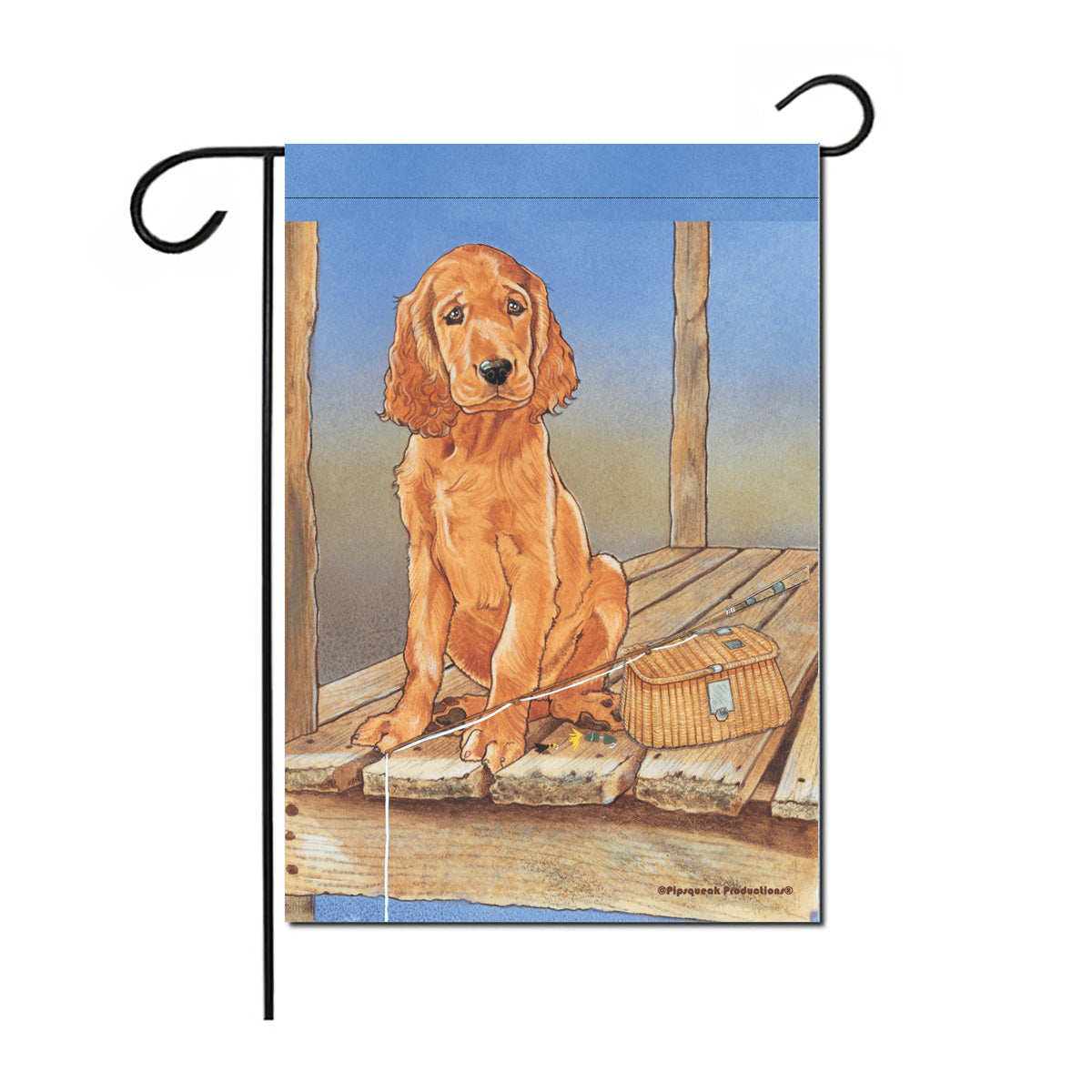 Irish Setter Garden Flag Double Sided 12” x 17” - Pipsqueakproductions