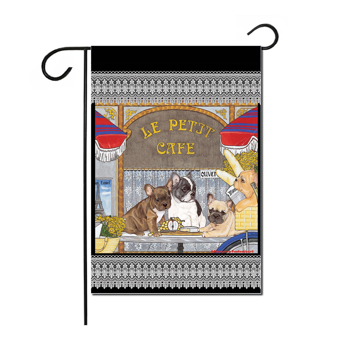 French Bulldog Garden Flag Double Sided 12” x 17” - Pipsqueakproductions