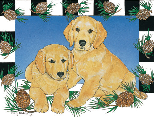 Golden Retriever Blank Note Cards Boxed - Pipsqueakproductions