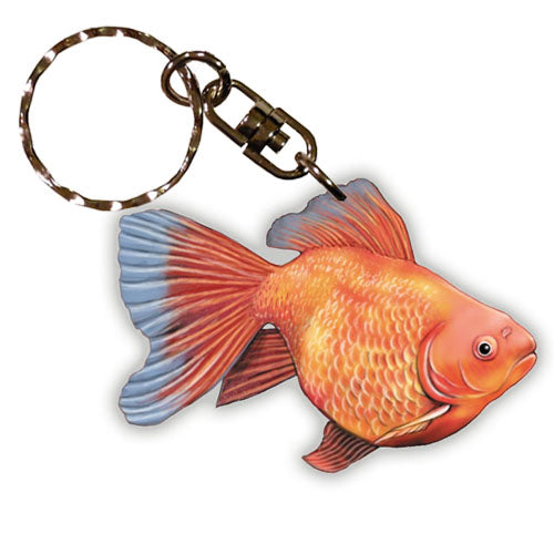 Goldfish Keychain Wooden - Pipsqueakproductions