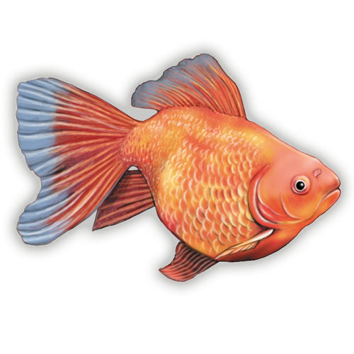 Goldfish Magnet Wooden - Pipsqueakproductions