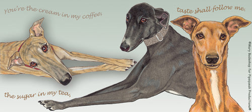 Greyhound Ceramic Coffee Mug Tea Cup 15 oz - Pipsqueakproductions