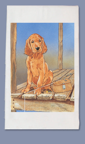 Irish Setter Dish Towel - Pipsqueakproductions