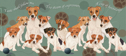 Jack Russell Terrier Ceramic Coffee Mug Tea Cup 15 oz - Pipsqueakproductions