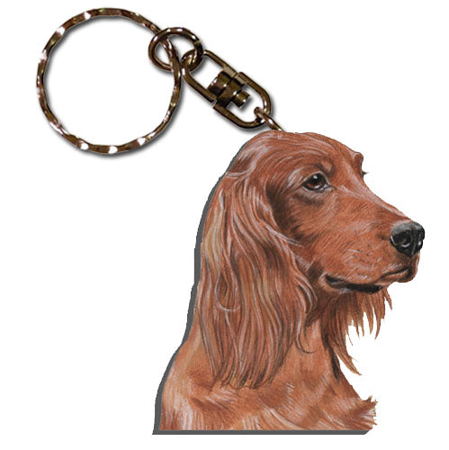Irish Setter Keychain Wooden - Pipsqueakproductions