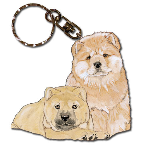 Chow Keychain Wooden - Pipsqueakproductions