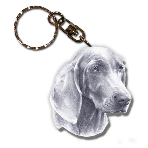 Weimeraner Keychain Wooden - Pipsqueakproductions