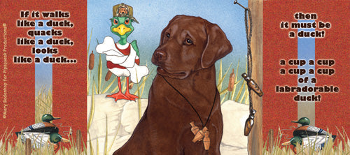 Labrador Chocolate Labrador Retriever Ceramic Coffee Mug Tea Cup 15 oz - Pipsqueakproductions