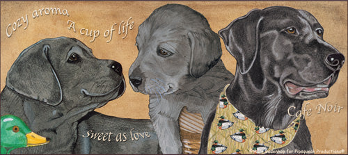 Labrador Retriever Black Labrador Ceramic Coffee Mug Tea Cup 15 oz - Pipsqueakproductions