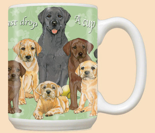 Labrador Retriever Ceramic Coffee Mug Tea Cup 15 oz - Pipsqueakproductions