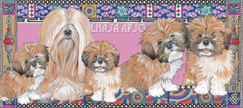 Lhasa Apso Ceramic Coffee Mug Tea Cup 15 oz - Pipsqueakproductions