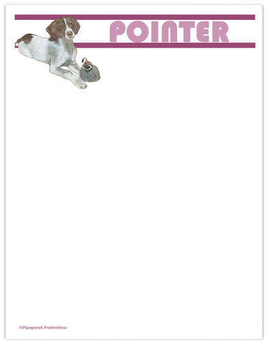 Pointer Printable Stationery, Writing Paper, 8.5” x 11” 25 Sheets and 25 Envelopes - Pipsqueakproductions