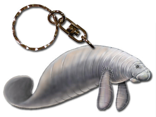 Manatee Keychain Wooden - Pipsqueakproductions