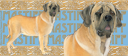 Mastiff Ceramic Coffee Mug Tea Cup 15 oz - Pipsqueakproductions