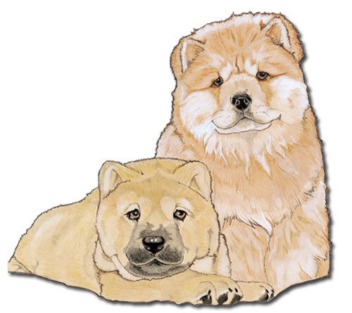 Chow Magnet Wooden - Pipsqueakproductions