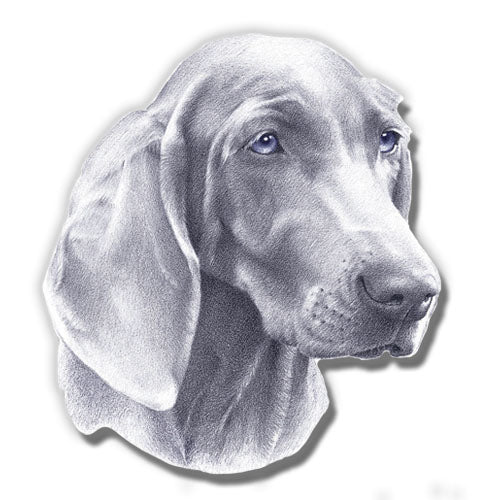 Weimaraner Magnet Wooden - Pipsqueakproductions