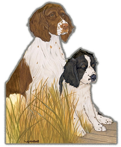 English Springer Spaniel Magnet Wooden - Pipsqueakproductions
