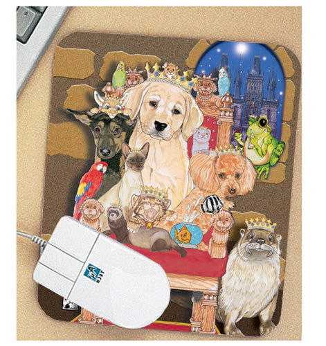 Dog, Cat with other Pet Mouse Pad - Pipsqueakproductions