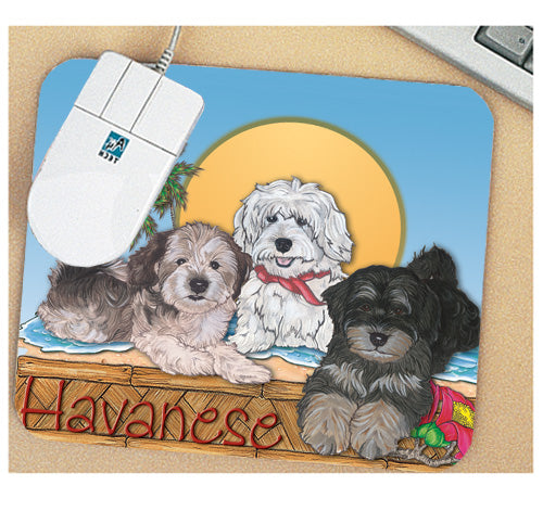 Havanese Mouse Pad - Pipsqueakproductions