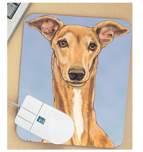 Greyhound Mouse Pad - Pipsqueakproductions