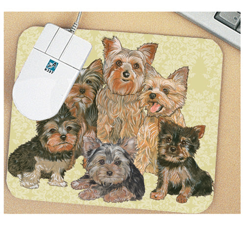 Yorkie Mouse Pad - Pipsqueakproductions