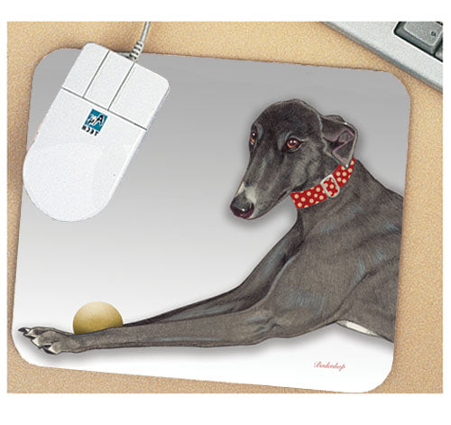 Greyhound Mouse Pad - Pipsqueakproductions