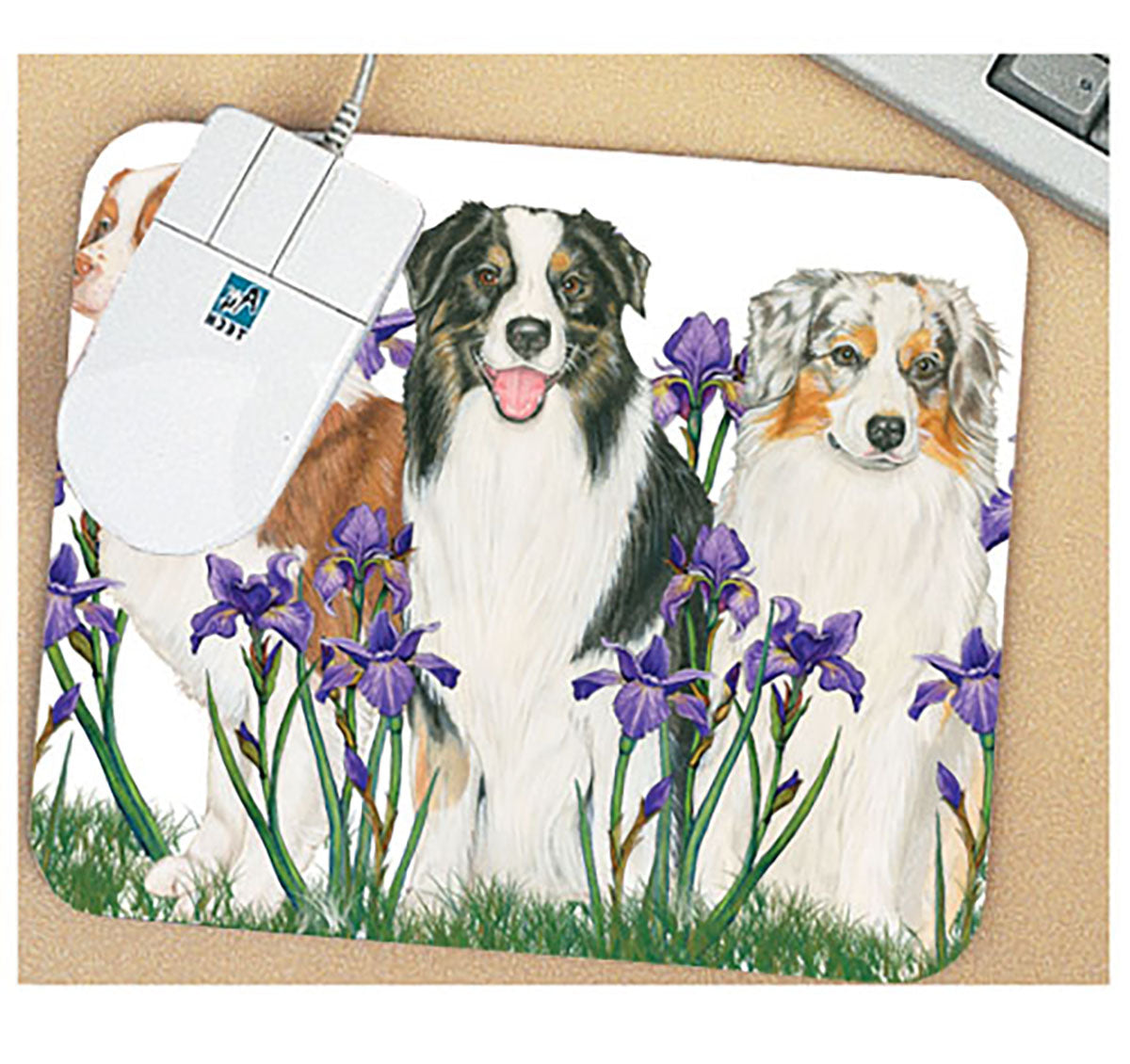 Australian Shepherd Mouse Pad - Pipsqueakproductions