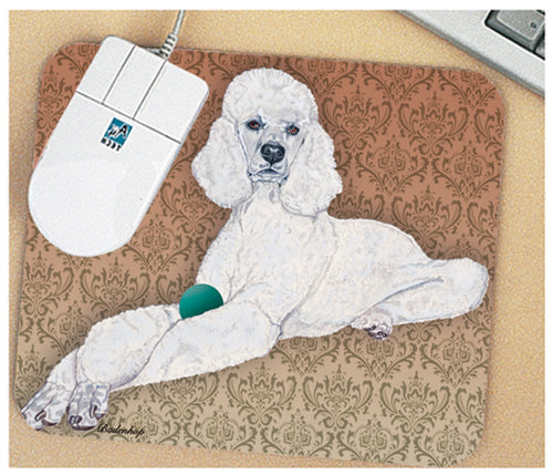 Poodle Mouse Pad - Pipsqueakproductions