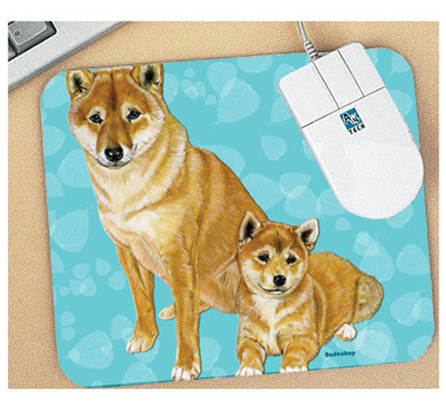 Shiba Inu Mouse Pad - Pipsqueakproductions