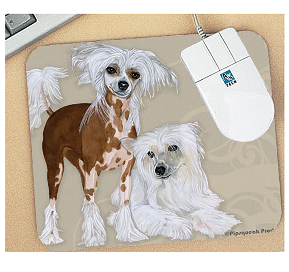 Chinese Crested Mouse Pad - Pipsqueakproductions