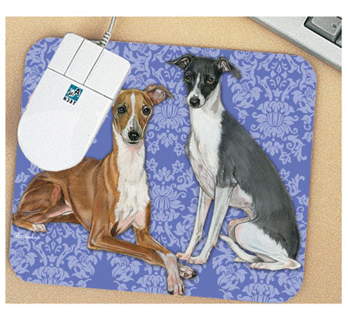 Italian Greyhound Mouse Pad - Pipsqueakproductions