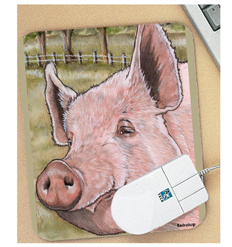 Pig Mouse Pad - Pipsqueakproductions