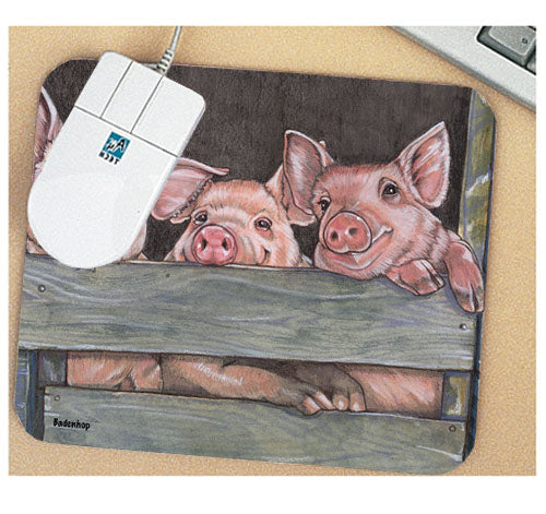 Pig Mouse Pad - Pipsqueakproductions