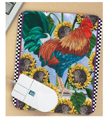 Rooster Mouse Pad - Pipsqueakproductions
