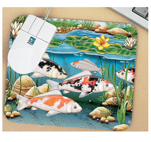 Koi Mouse Pad - Pipsqueakproductions